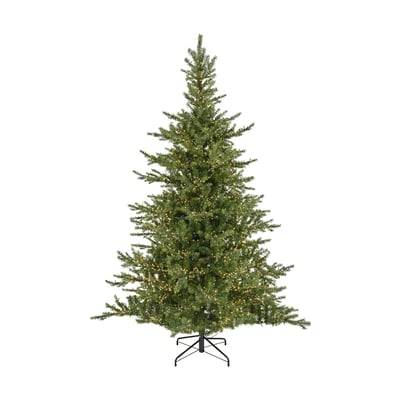 Casa Christmas Grandis Fir Kunstigt Juletræ m. LED Lys - H 210 cm - 4200 LED lys - Grøn