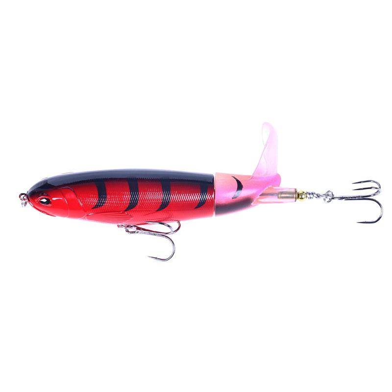 1 st Whopper Plopper 10 cm/13 g Topwater Fiskebete Konstgjort Hårt Bete Plopper Mjuk Roterande Stjärt Fiskeredskap Fiskebete