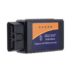 Bluetooth ELM327 / OBD2 fejlkodelæser Diagnostik Sort