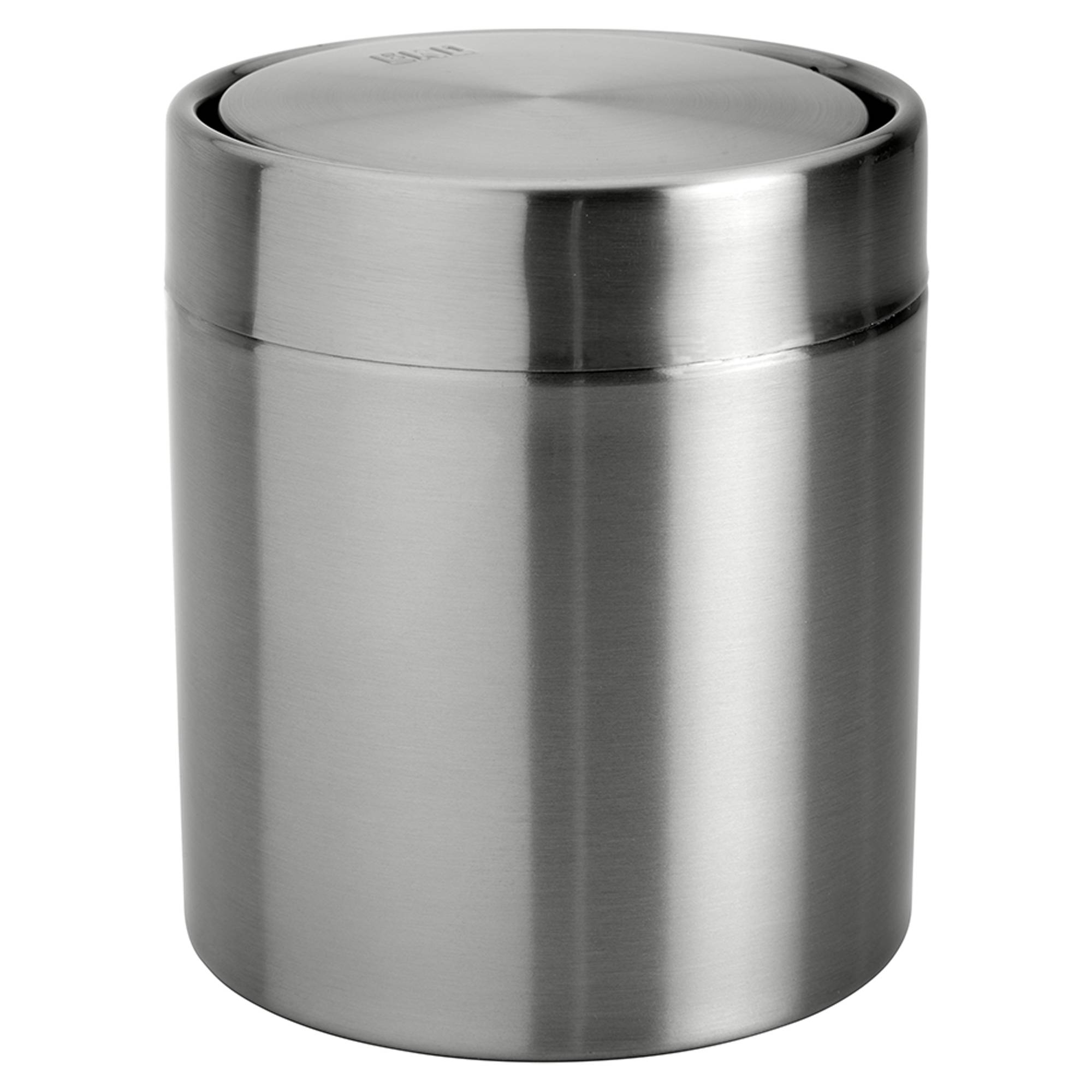 Avfallsbehållare Krom Matt 1,5 l