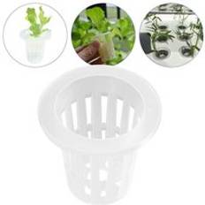 100 st hydroponisk orkidé slits netto kruka slitsad nätnät kopp soilless kultur grönsak nät krukor korgar orkidé krukor