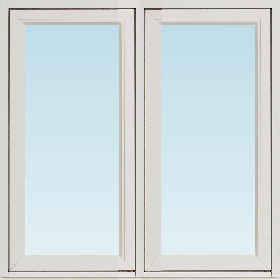 Svenska Fönster SF sideswing fönster utåtgående 1080x1080mm  2-luft, insida trä utsida aluminium, 3-glas (11x11)
