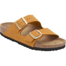 Birkenstock, Sko, Dame, Orange, 39 EU, Læder, Nubuck Læder Slipper