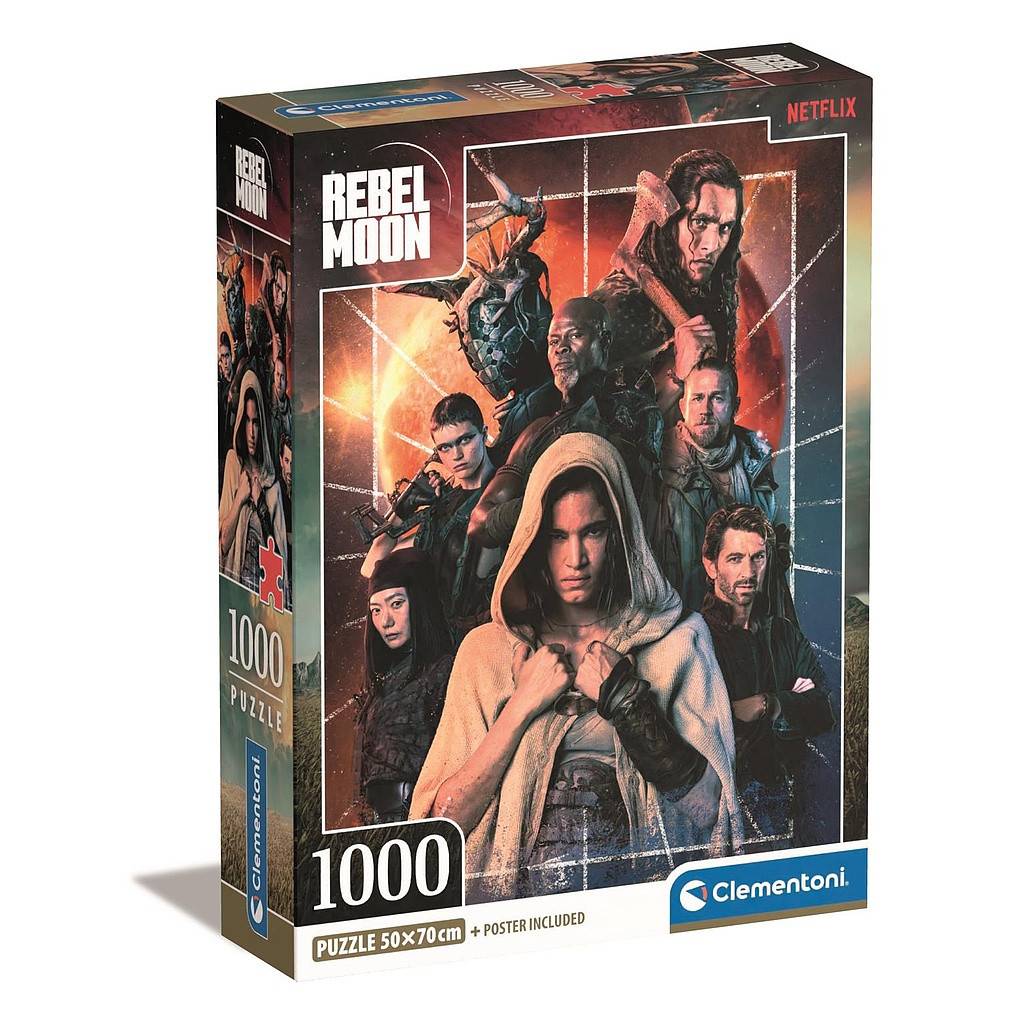Rebel Moon Outlaws 1000-bitars kompakt pussel Clementoni