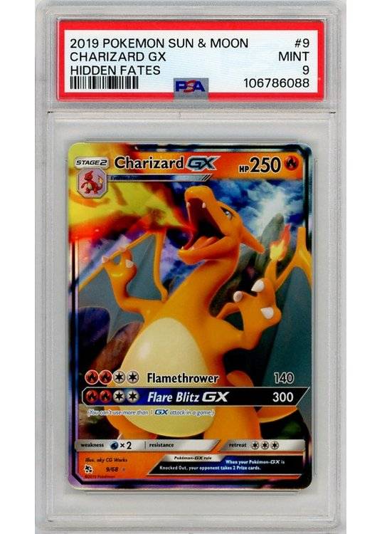 Charizard GX - 9/68 - PSA 9.
