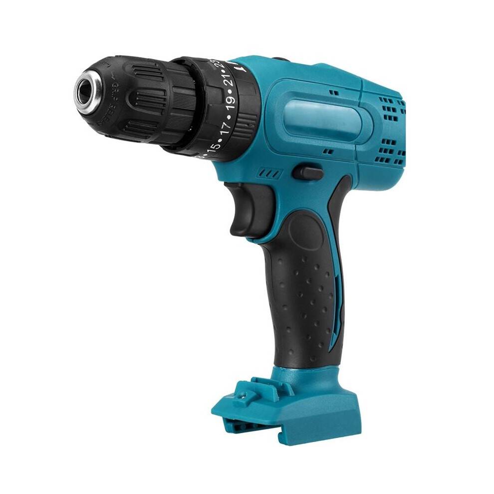 1450 Rpm Dubbelhastighets Sladdlös Slagborrmaskin 25+3 Moment Elektrisk Borrmaskin LED-Lamp Skruvmejsel för  20V Batteri