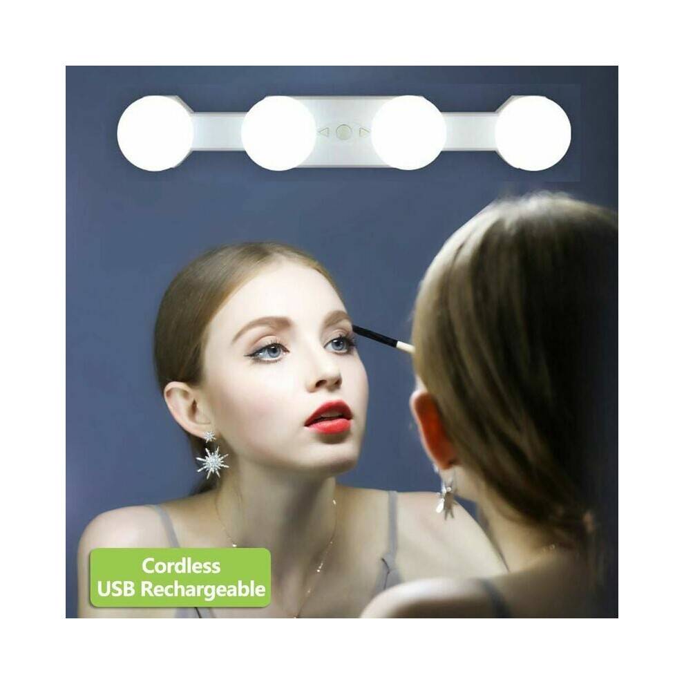Makeupspejllys, jævnt udfyldende lys, energibesparende, Hollywood-stil makeupspejllysstribe med æstetiske rumindretningsidéer, dæmpbare LED-lys