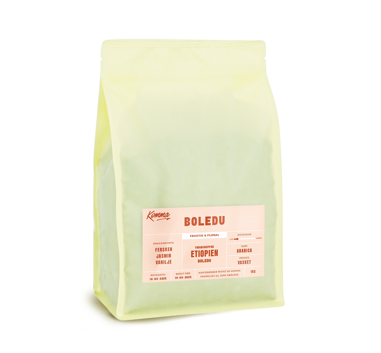 Boledu | Etiopien - 1000g / Hele bønner