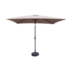 HOFFMANN Alu parasol cordoba 2x3m m/tilt - cappucino