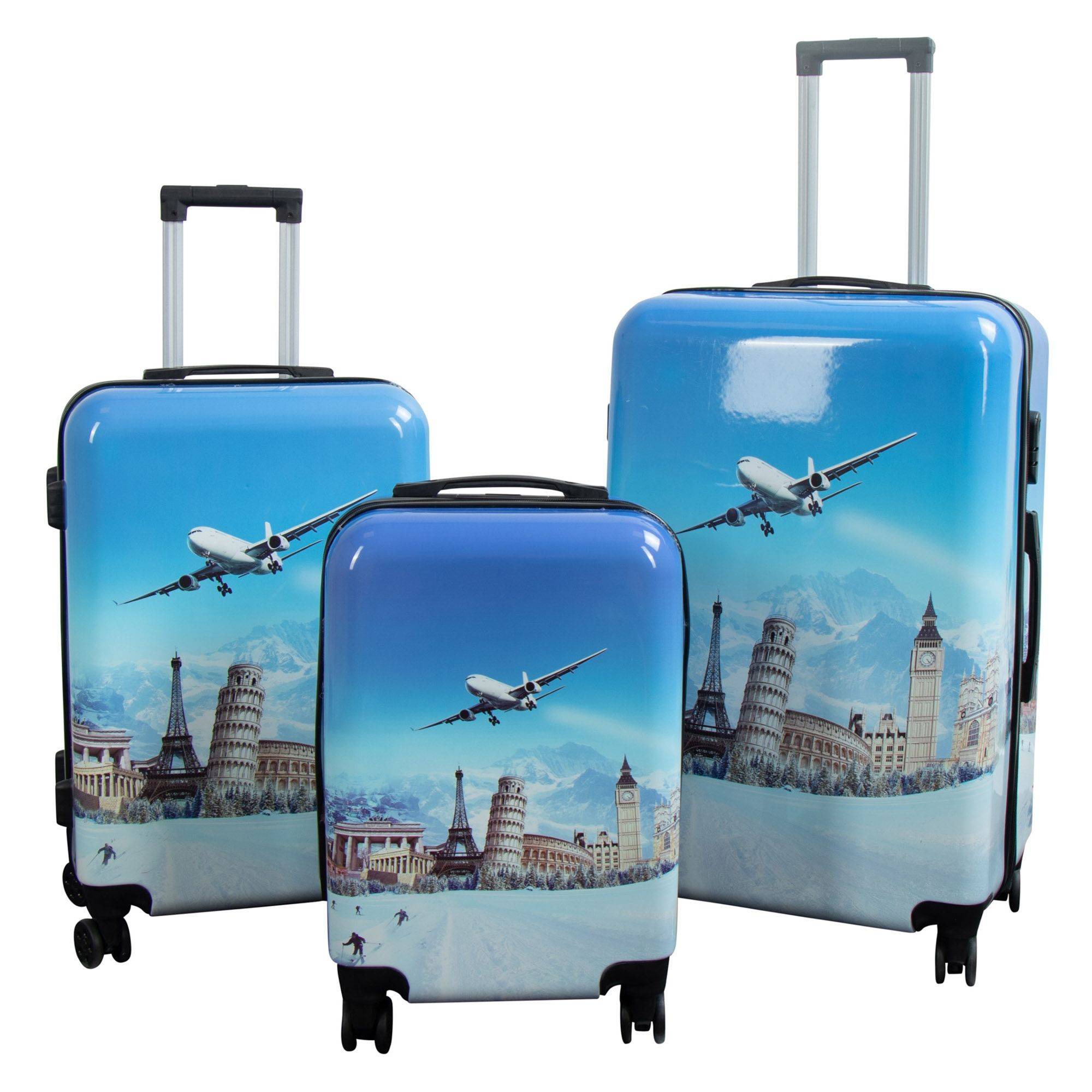 Kuffert - Kuffert med motiv - Airplane - Hardcase letvægt kuffert