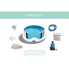 STARTER SET Stahlwandpool Rund Ibiza Ø 600 x 120 cm