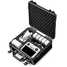 LEKUFEE Vattentätt och hård bärväska kompatibel med DJI Mini 4 Pro/DJI Mini 3 Pro/DJI Mini 3-drönare/DJI RC2/RC eller DJI RC N2/RC N1 fjärrkontroll och tillbehör (endast fodral)