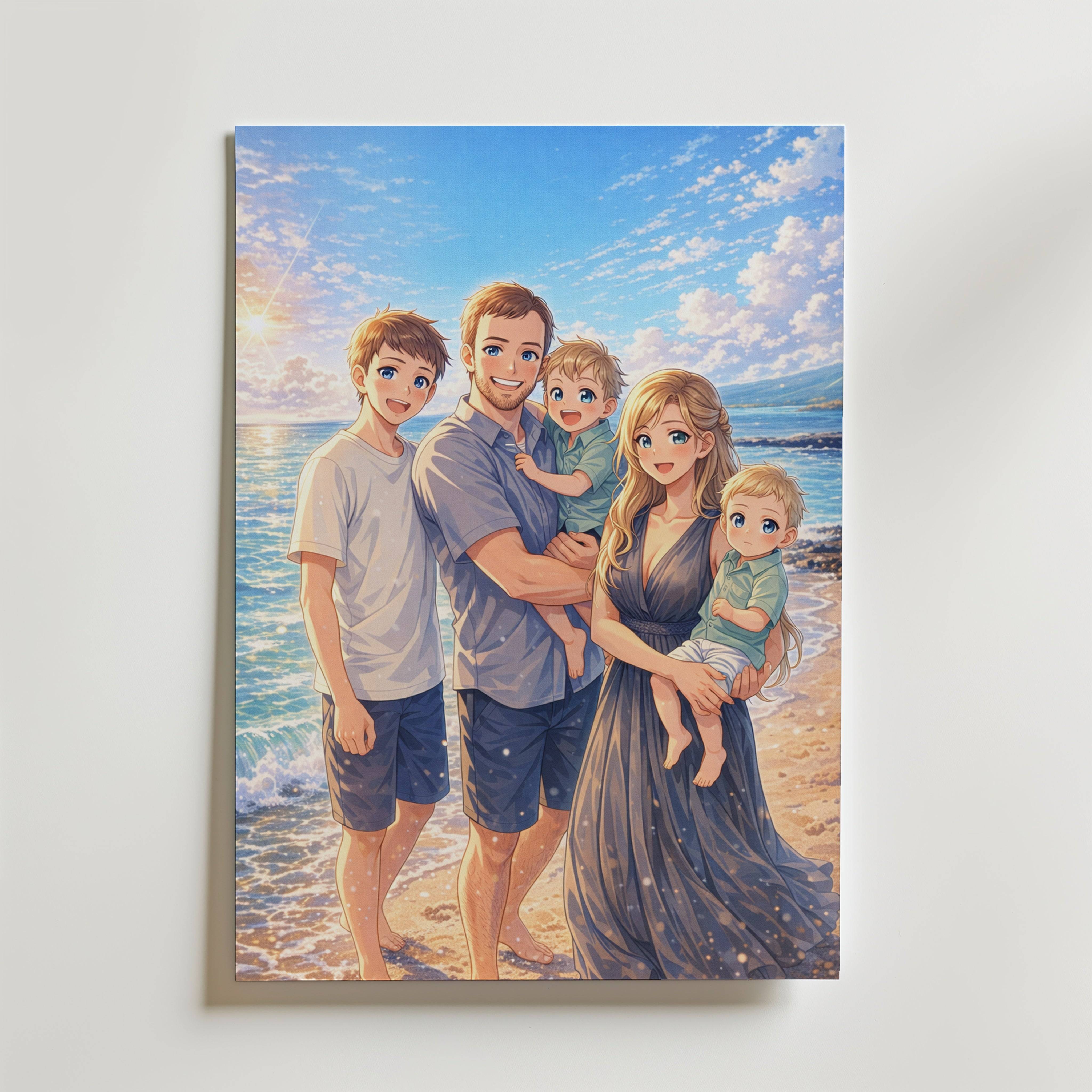 Personlig Poster Anime - Skapa din egen design - Premium Canvas 30x40 cm