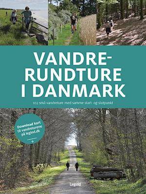 'Vandrerundture i Danmark' - Brugt bog - Torben Gang Rasmussen