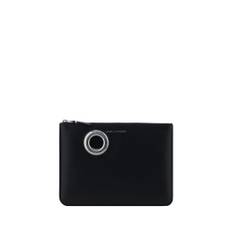 Comme des Garçons, Tilbehør, Herre, Sort, ONE SIZE, Læder, Silver Eyelet Coin Purse