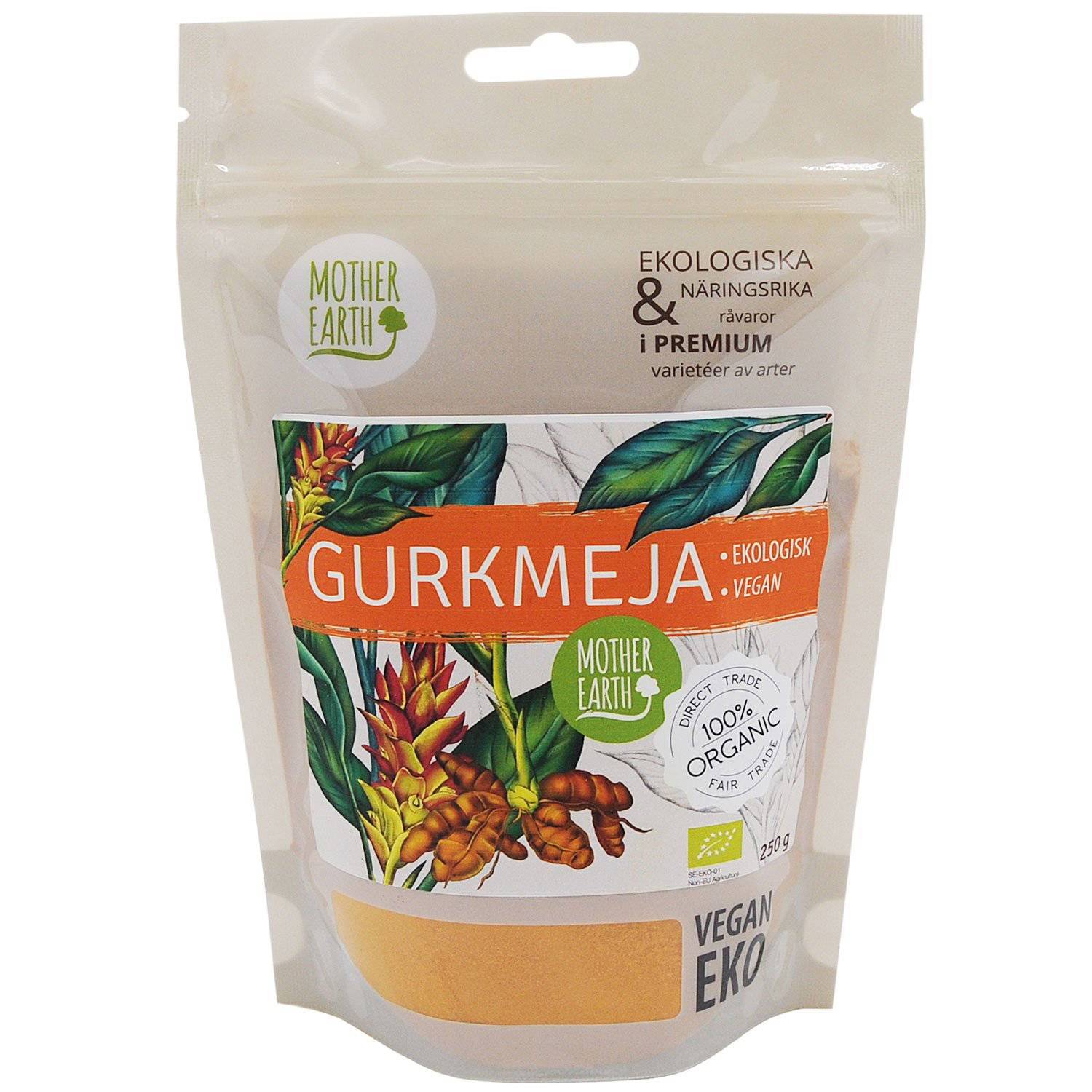 Ekologisk Gurkmeja 250 gram