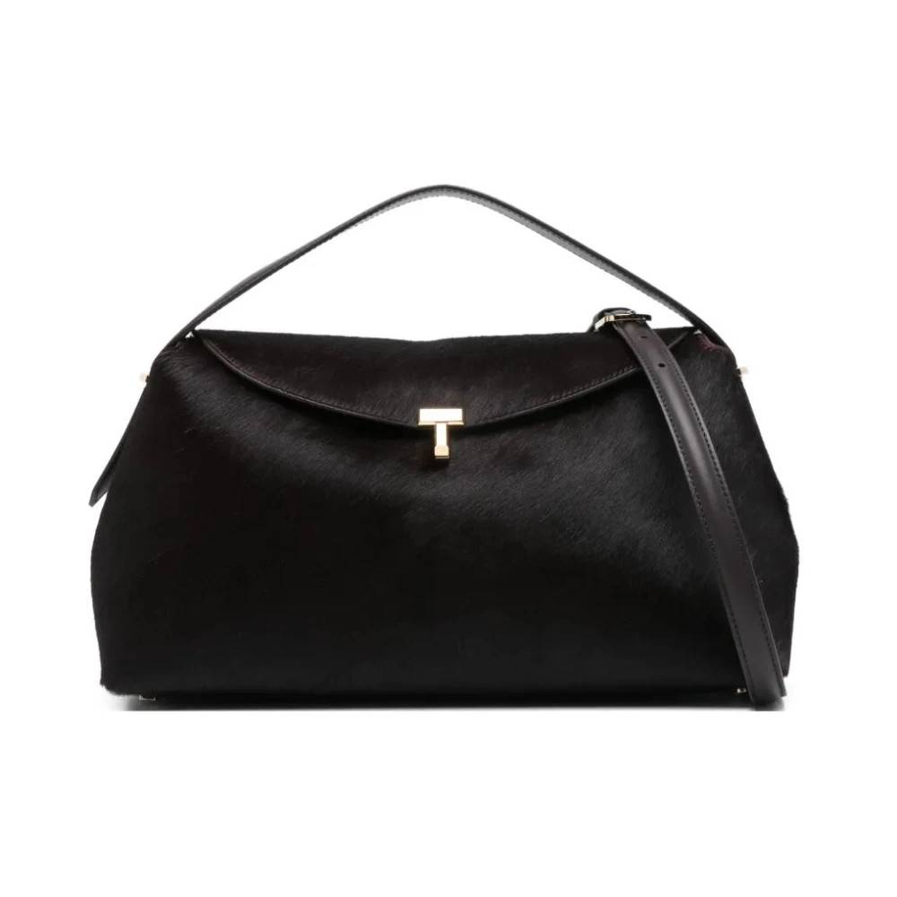 TotêMe T-lock Pony Hair Top Handle Bag - Tasker - Dame - Brun - ONE SIZE -