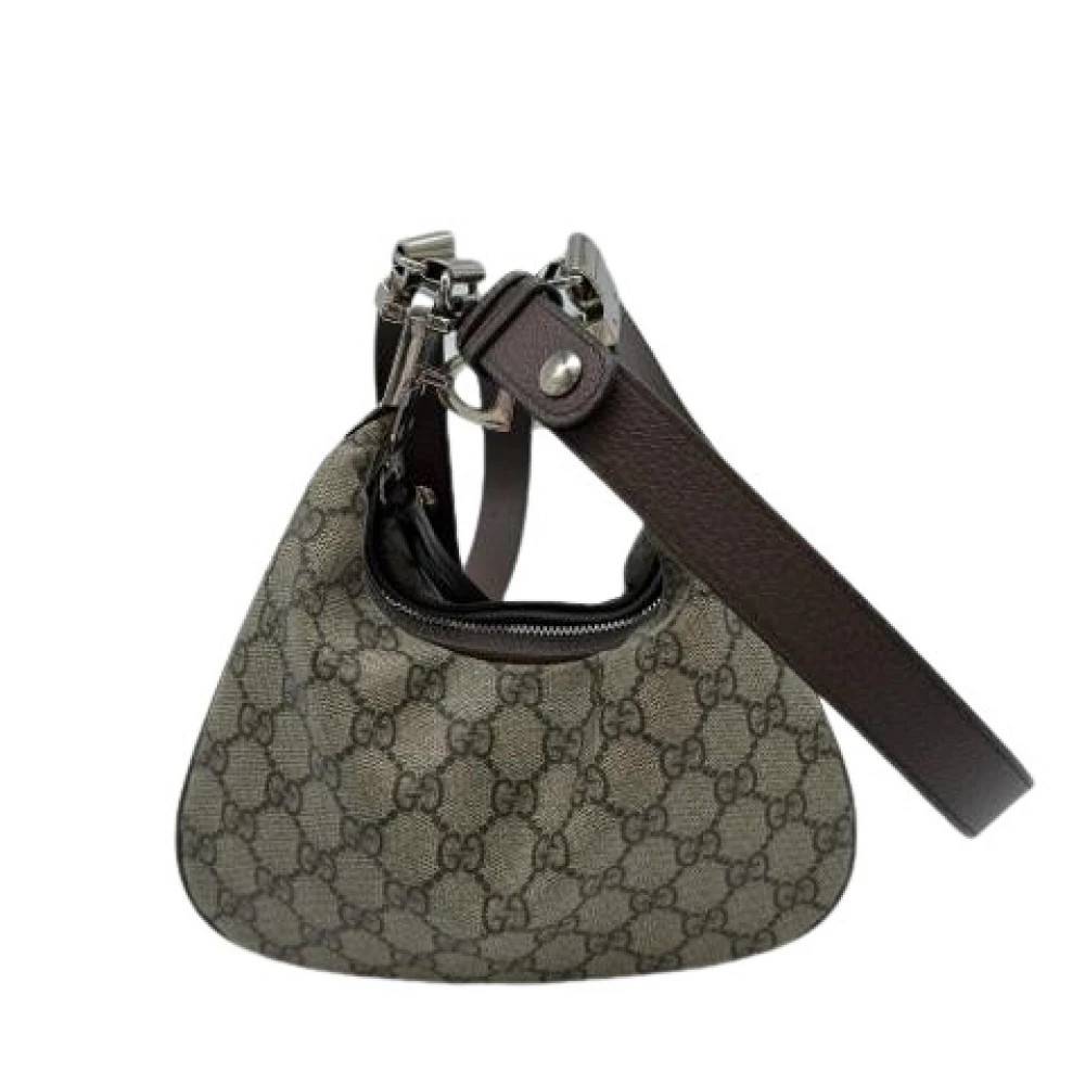 Gucci Vintage Pre-owned Vintage Mini Skuldertaske - Vintage - Dame - Brun - ONE SIZE - Uld