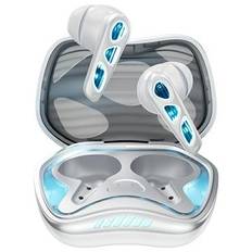 YX36 AI Smart Oversættelses Øretelefoner / Gaming Bluetooth Headset med hi-fi-lyd - hvid