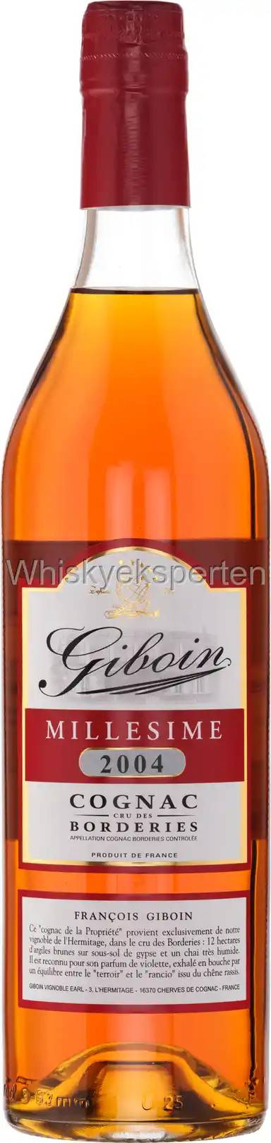 Giboin 2004 Borderies Cognac (43.7%) 70 cl, 43,7%