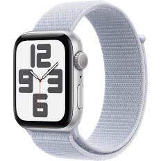 Apple Watch SE (2024) 44 mm GPS - Silver Aluminium Sport Loop