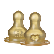 BIBS Sutteflaske - Bottle Nipple 2-Pack Slow Flow