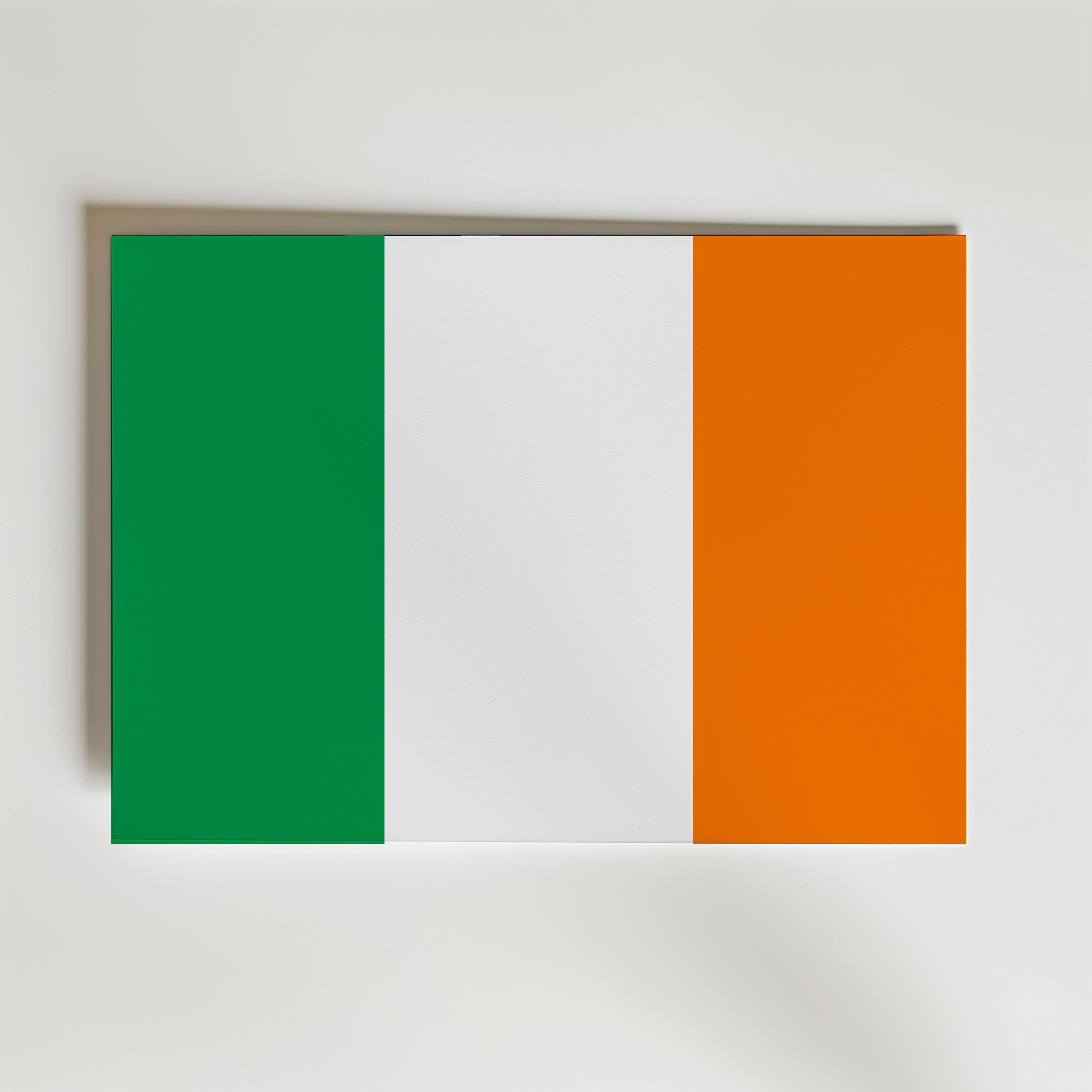 Ireland National Flag Poster - Canvas 140x100 cm