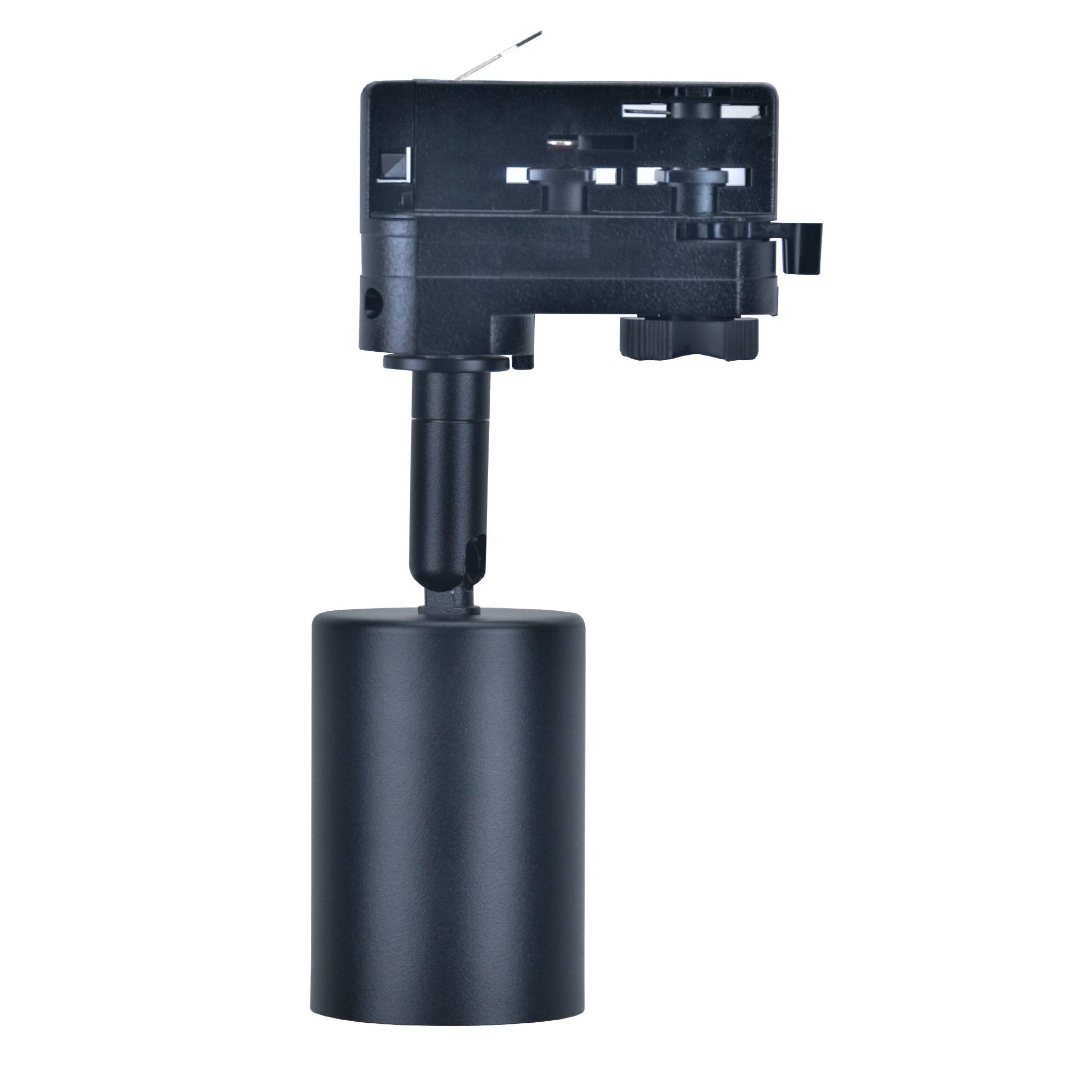 Noxion Lysskinner 3-Fase Aluminium Sort | Egnet til 1x GU10