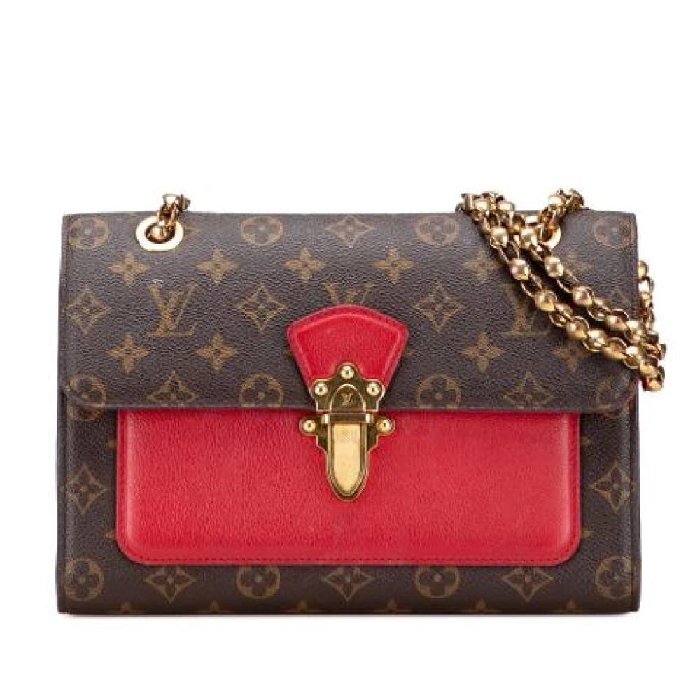 Louis Vuitton Vintage Pre-owned Victoire Skuldertaske - Vintage - Dame - Brun - ONE SIZE - Uld