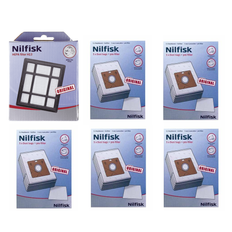 Starterkit Nilfisk ONE 78602600. 5 pakker + HEPA filter 107414332