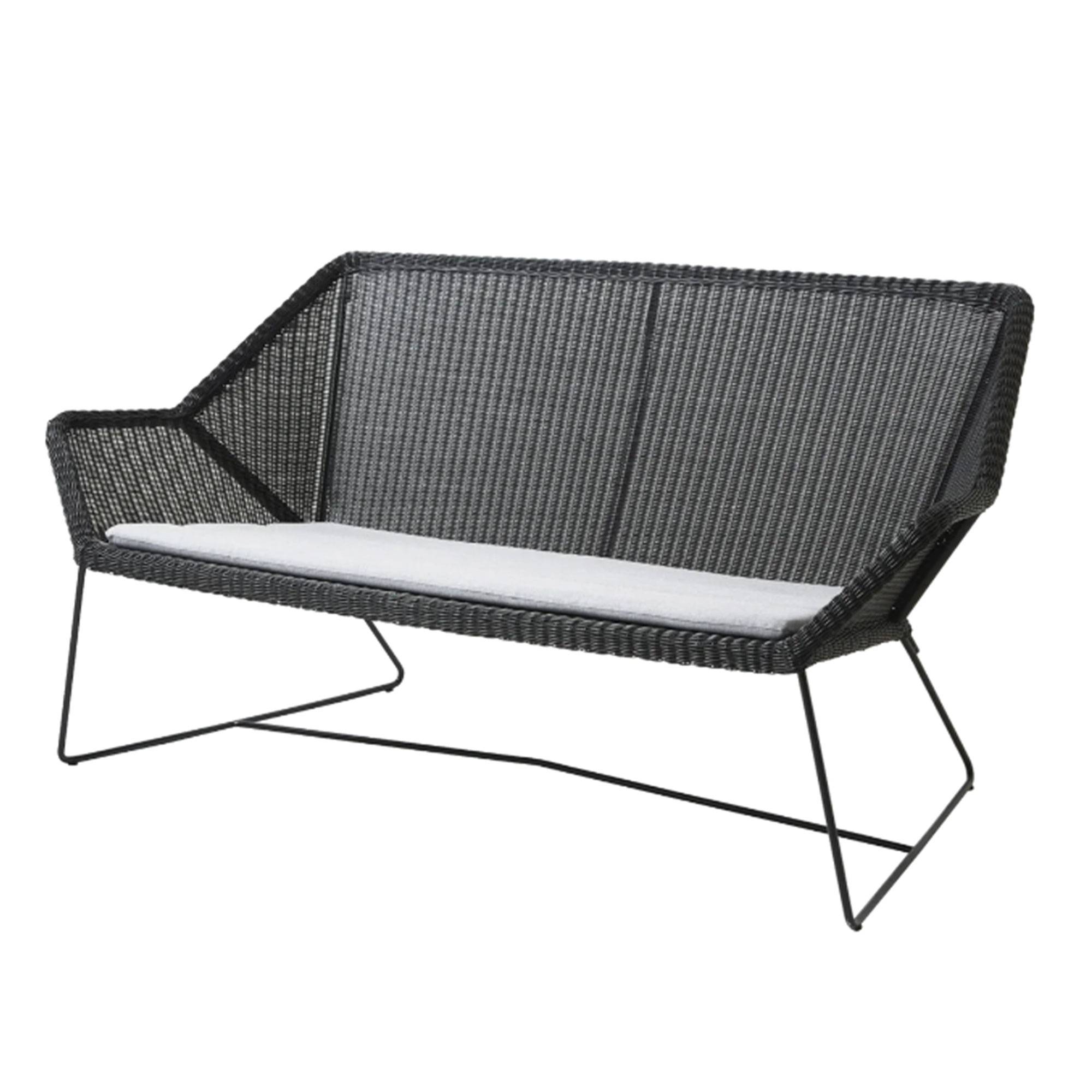 Breeze Loungesofa Black White, Cane-line Natté