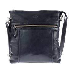 The Monte stor crossbody  skindtaske (MARINE)