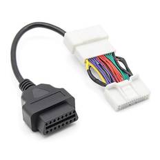 For Tesla - Model 3 Y Kontaktadapter Obd Til Obd2 16 Pin Bilscanner Værktøjskabel-AD4-