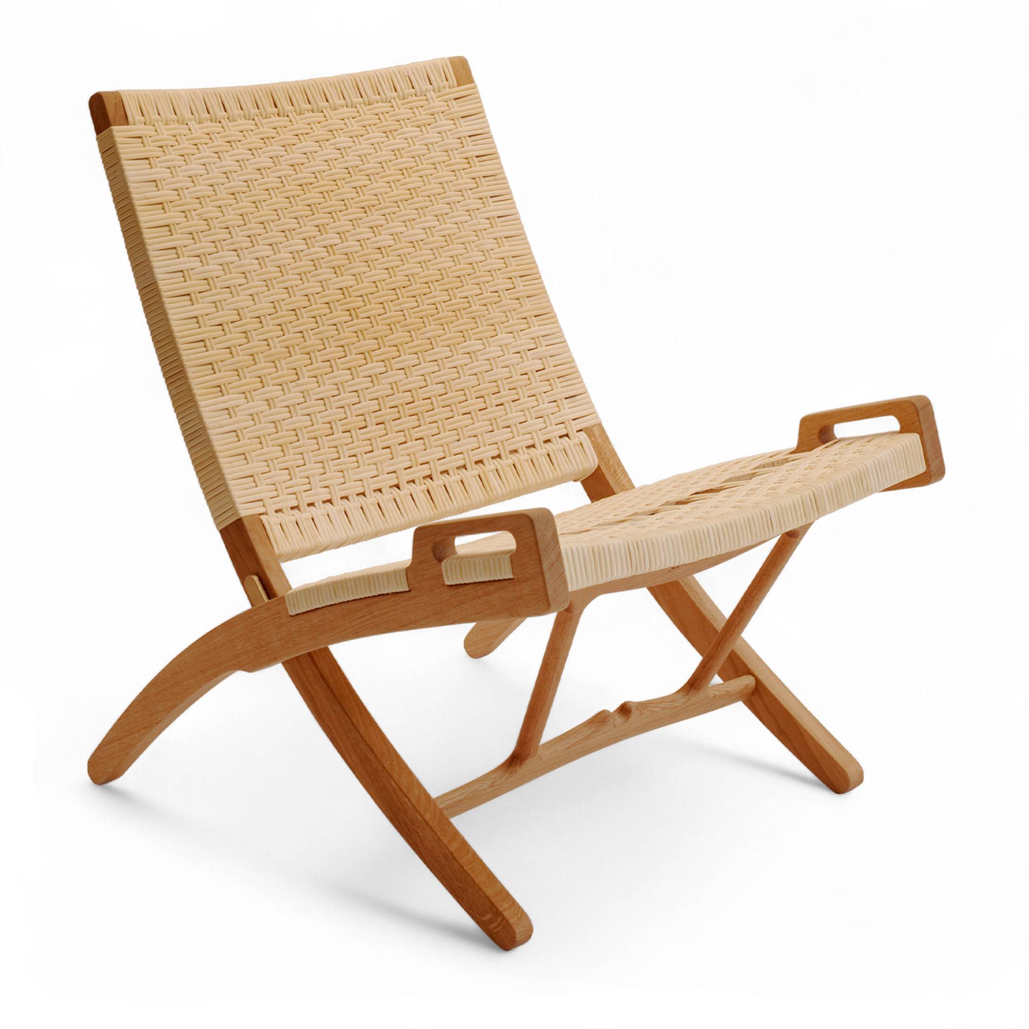 PP Möbler - PP512 Folding Chair med väggkrok - Ek oljad - Fåtöljer - Hans J. Wegner - Träfärgad