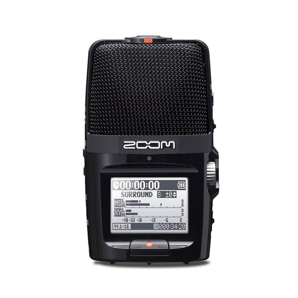 ZOOM Portable Audio Recorder Black H2n