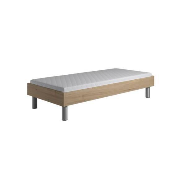 Kaagaard 380 sengeramme - Eg - 120x200 cm. med stålben