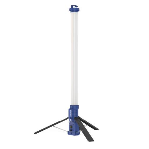 2 stk Blue Electric arbejdslampe 360°, 200 W/24.000 lumen, schuko