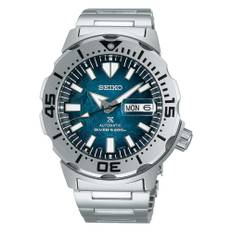 Seiko Prospex Antarctica Monster Save The Ocean Blue Dial Stainless Steel Bracelet Men's Watch SRPH75K1