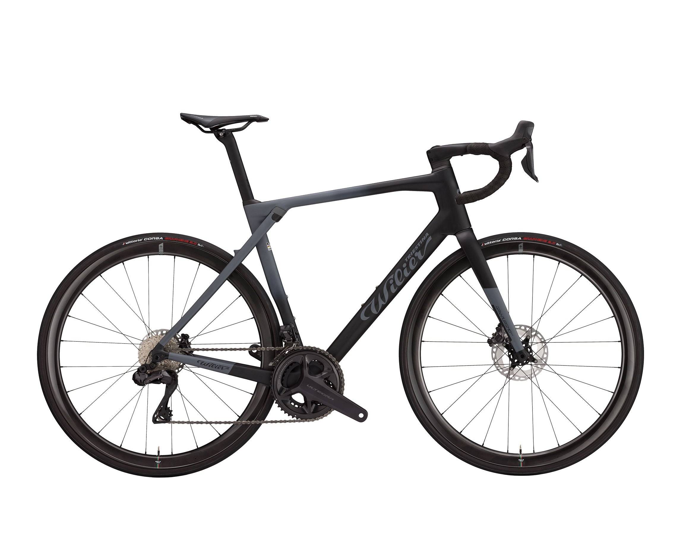 Wilier Granturismo SLR 2025 - Shimano Ultegra Di2 2x12sp - Miche Kleos 36 Carbon - 128 / S / Black