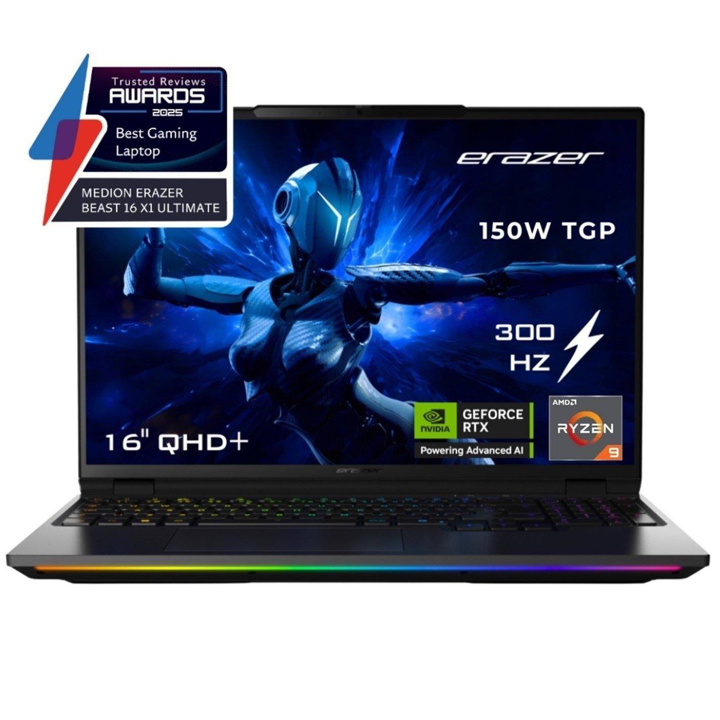 Medion Medion Erazer Beast 16 X1 (X10) Ultimate Rtx 5080 16 Inch Laptop - Amd Ryzen 9 9955Hx 32Gb 1Tb Ssd