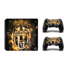 PS4 skin til konsol & controllere. Juventus logo i flammer.