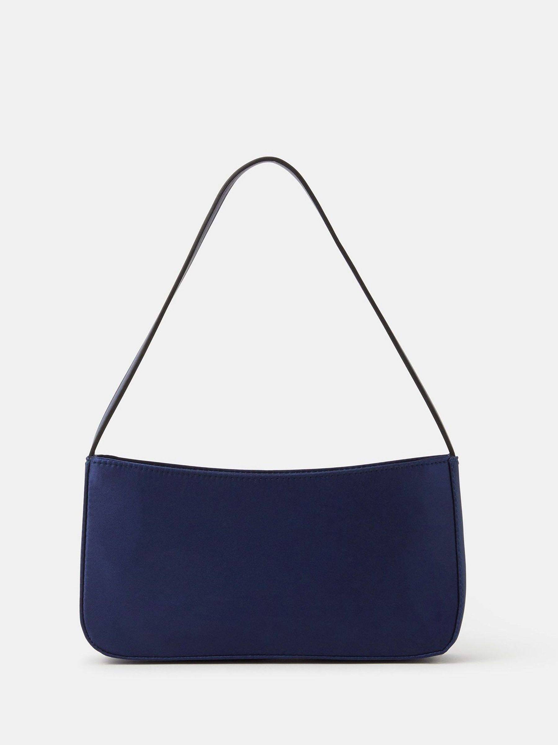 Accessorize Accessorize Blue Satin Shoulder Bag