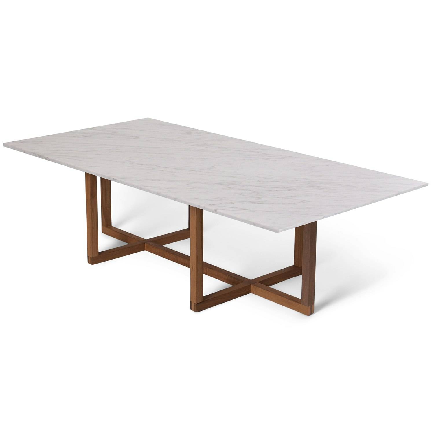 Ox Denmarq Ninety Large Soffbord 140x70x40 Cm Smoked Oak/carrara - Soffbord Marmor Vit - OX40738-21