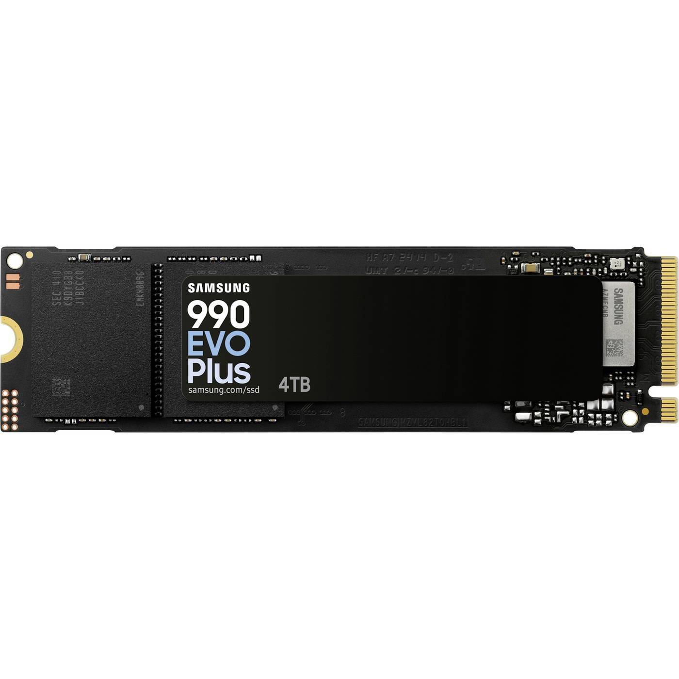 Samsung 990 EVO Plus 4 TB Intern NVMe/PCIe M.2 SSD M.2 NVMe PCIe 4.0 x4, M.2 NVMe PCIe 5.0 x2 Box MZ-V9S4T0BW