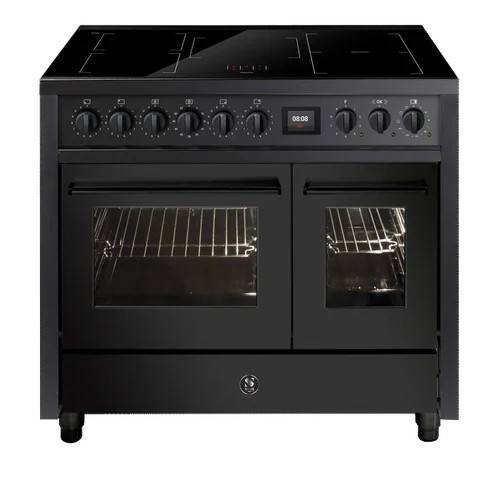 Enfasi - Induktionskomfur 100 cm (2 ovne) All Black - Steel.