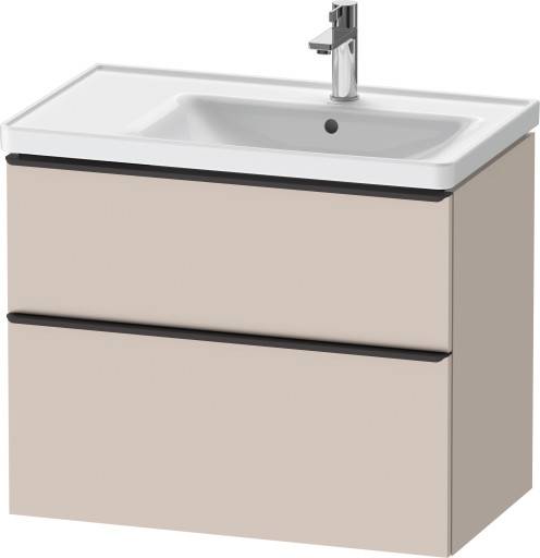 Duravit D-Neo underskab, 78,4x45,2 cm, mat beige/sort