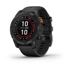 Fenix 7 Pro Solar Glass Ss W/black Band GPS-smartwatch