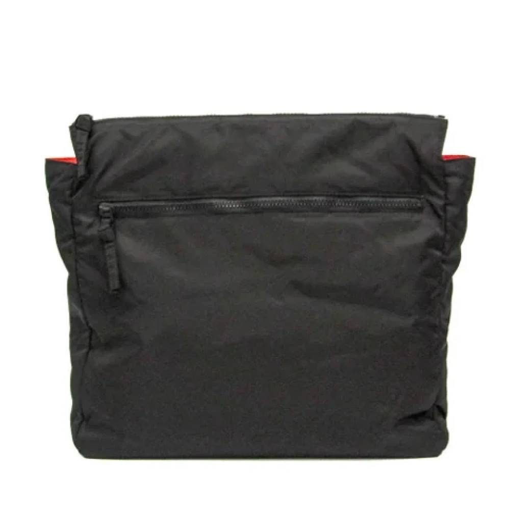 Bottega Veneta Vintage Pre-owned nylon clutches - Vintage - unisex - Sort - ONE SIZE - Nylon