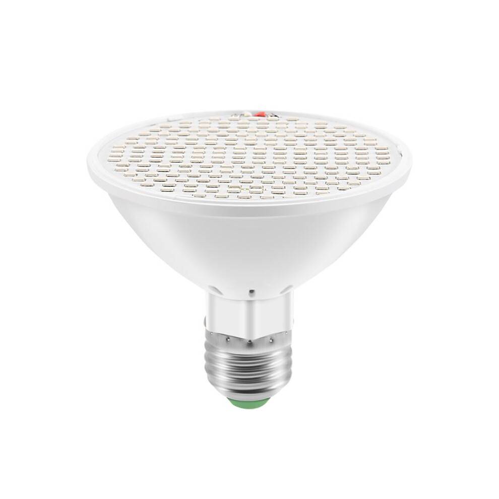 LED Plant Lights E27 200 LEDs Grow Light Bulb Full Spectrum for Indoor Plants Greenhouse and Garden Succulents Flowers