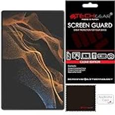 TECHGEAR 5-pack Galaxy Tab S9 Ultra 14,7 tum skärmskydd (SM-X910/SM-X916), Ultra CLEAR skärmskydd skydd designat för Samsung Galaxy Tab S9 Ultra 2023